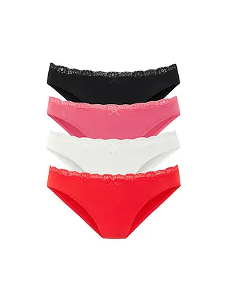LASCANA | Slip 4er Pkg. pink box | 